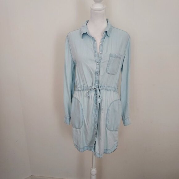 Athleta Long Sleeve Stellar Shirt Dress Size XSP - Picture 7 of 12